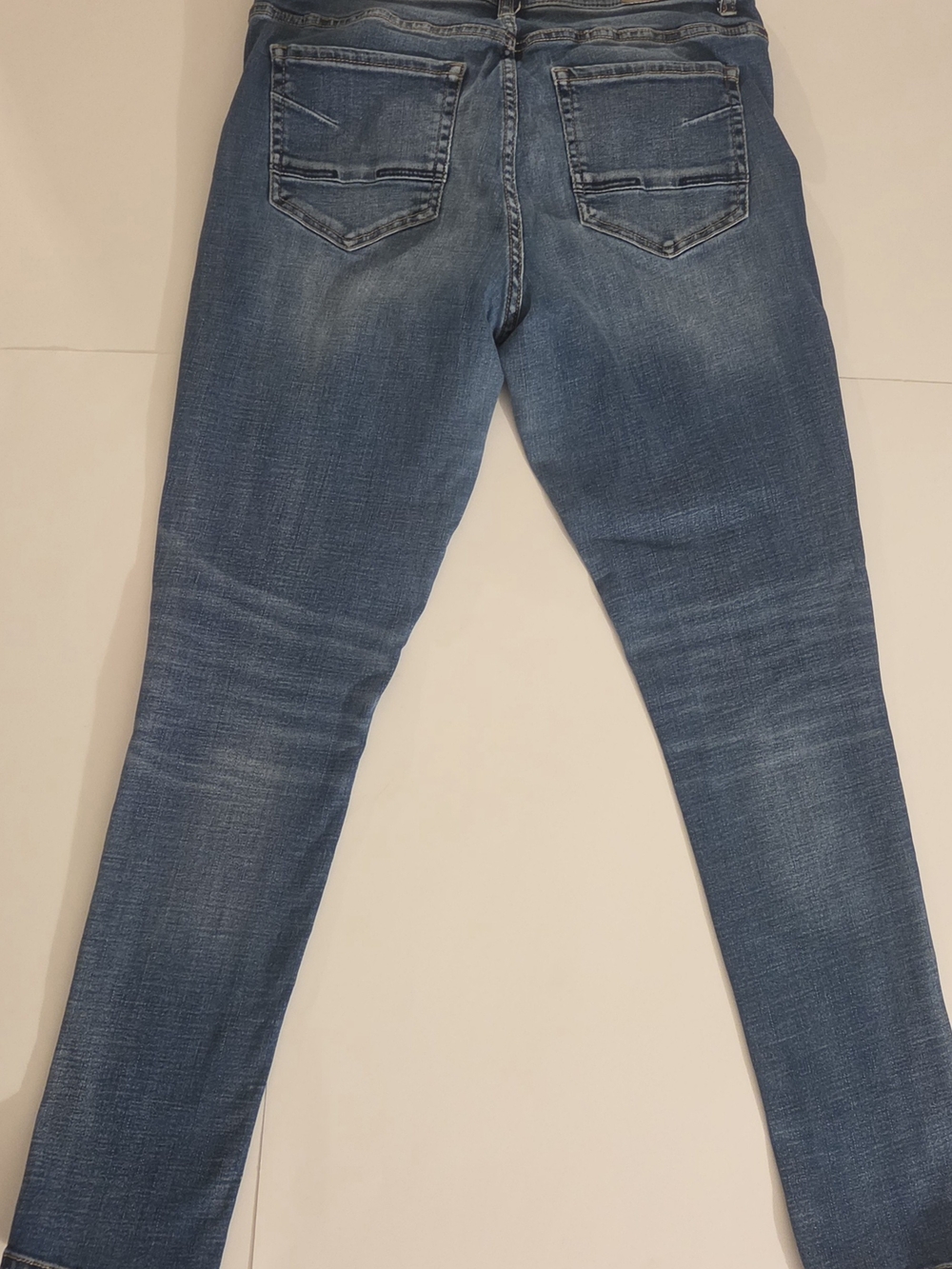 BKE Payton Mid Rise Ankle Skinny Jeans 30 Buckle Blue Denim Stretch ABK2448A